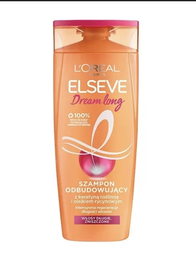 L’Oréal Paris Elsève Dream Long – Shampoing cheveux longs – Huile de ricin – 200 ml