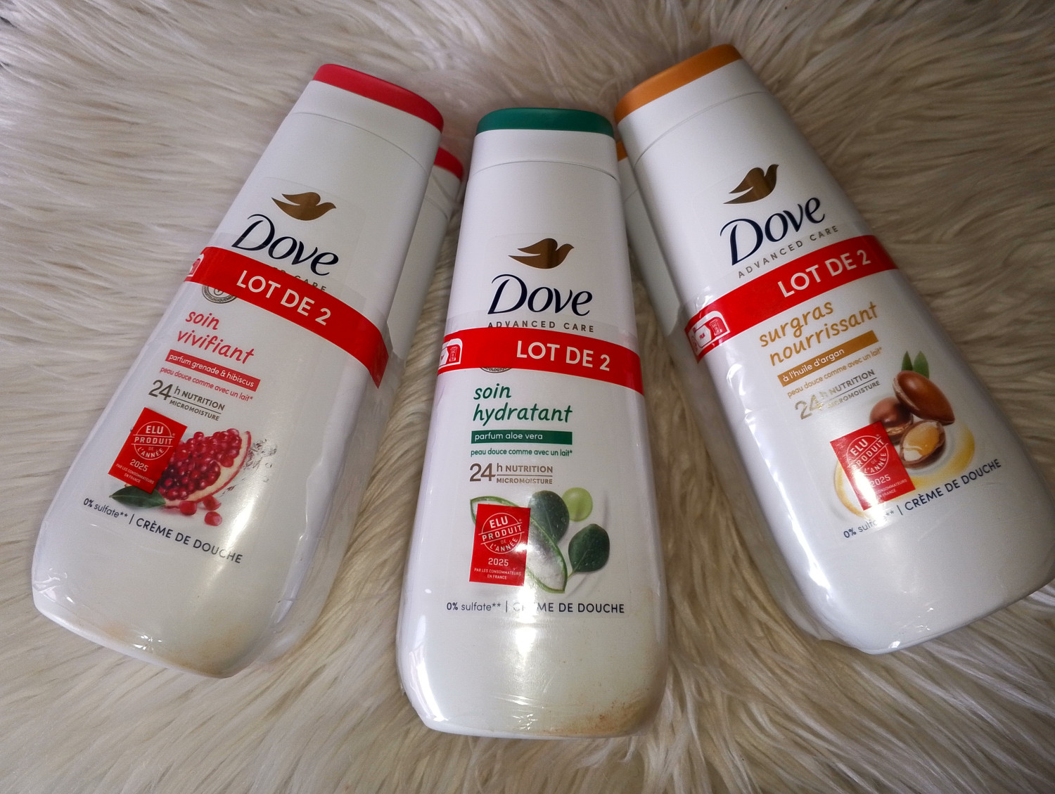 gel douche dove